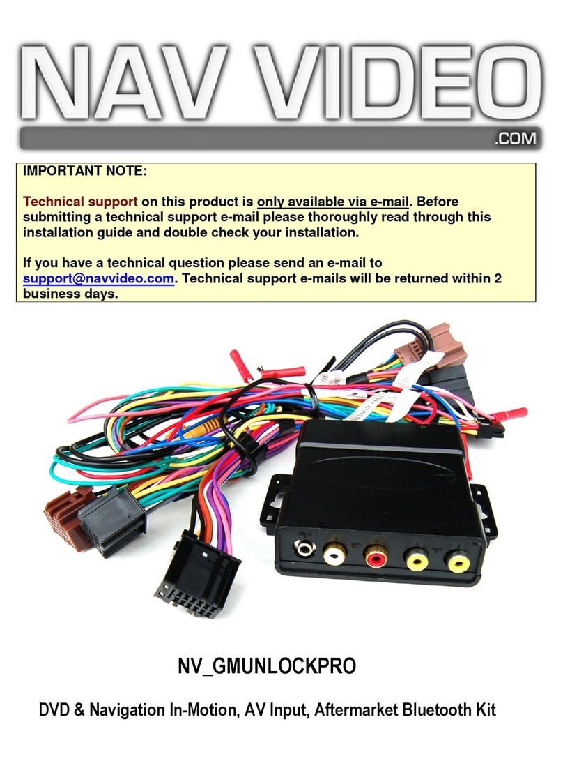 NAV VIDEO GMUNLOCKPRO manual