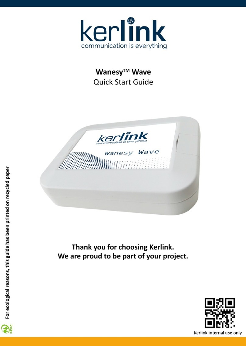 Kerlink Wanesy Wave Series quick start guide