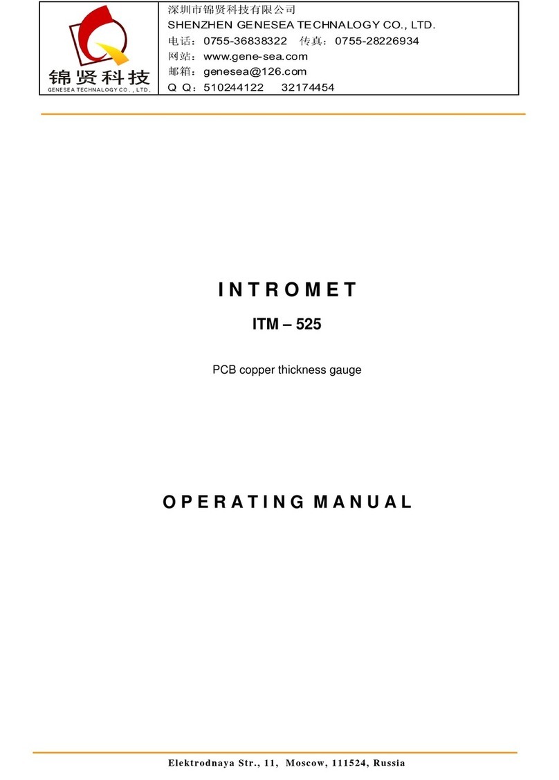 Intron Plus INTROMET ITM-525 operating manual