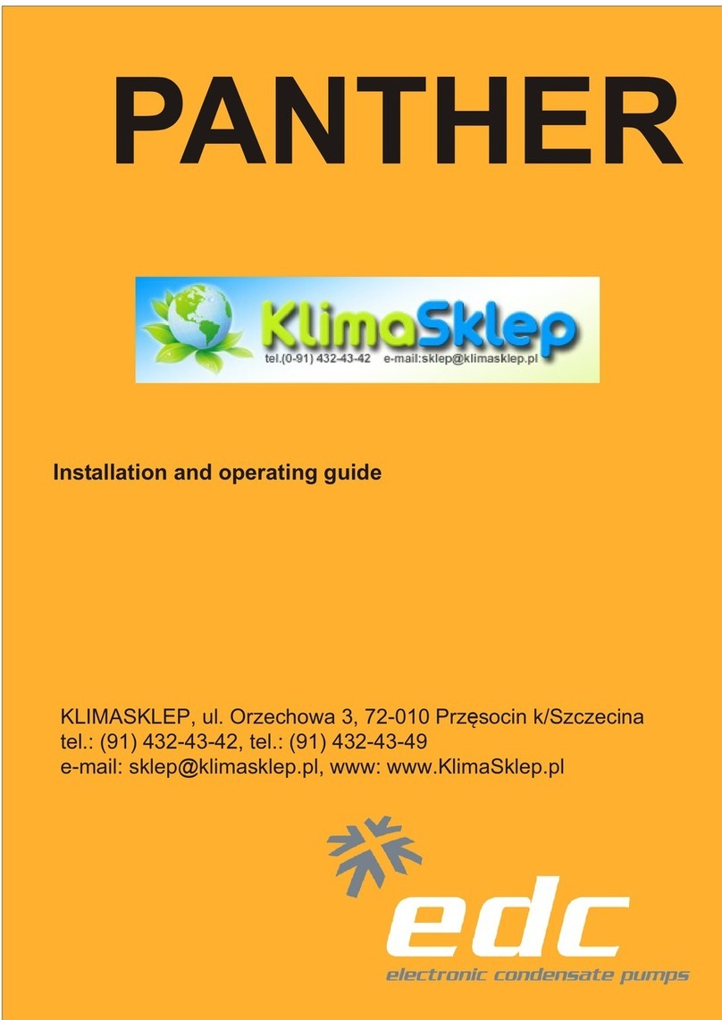 edc PANTHER Installation and operating guide