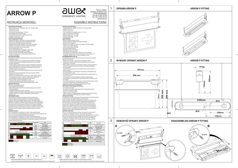 Awex ARROW P User manual