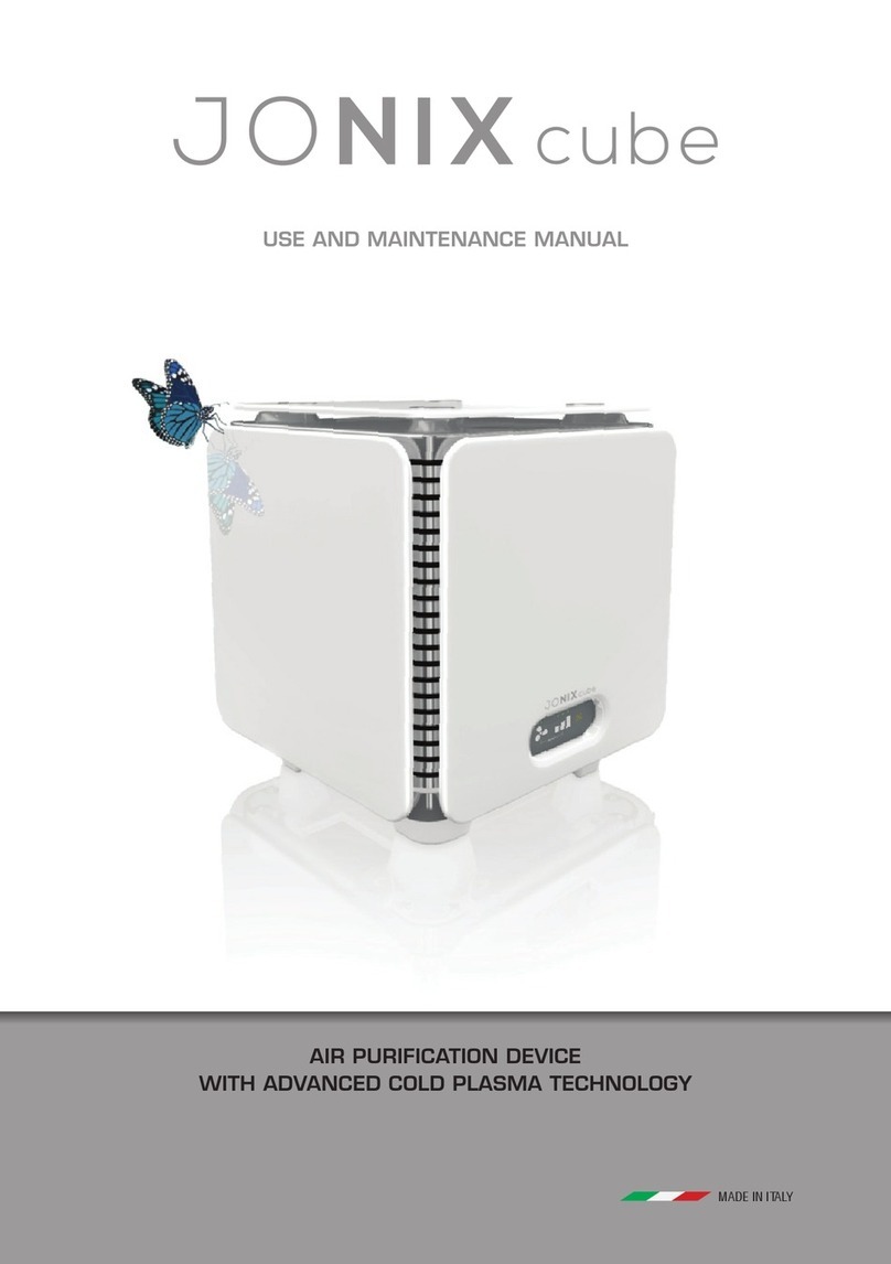 Jonix cube Use and maintenance manual