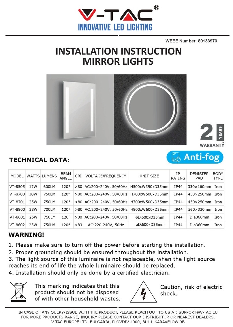 V-TAC VT-8505 User manual