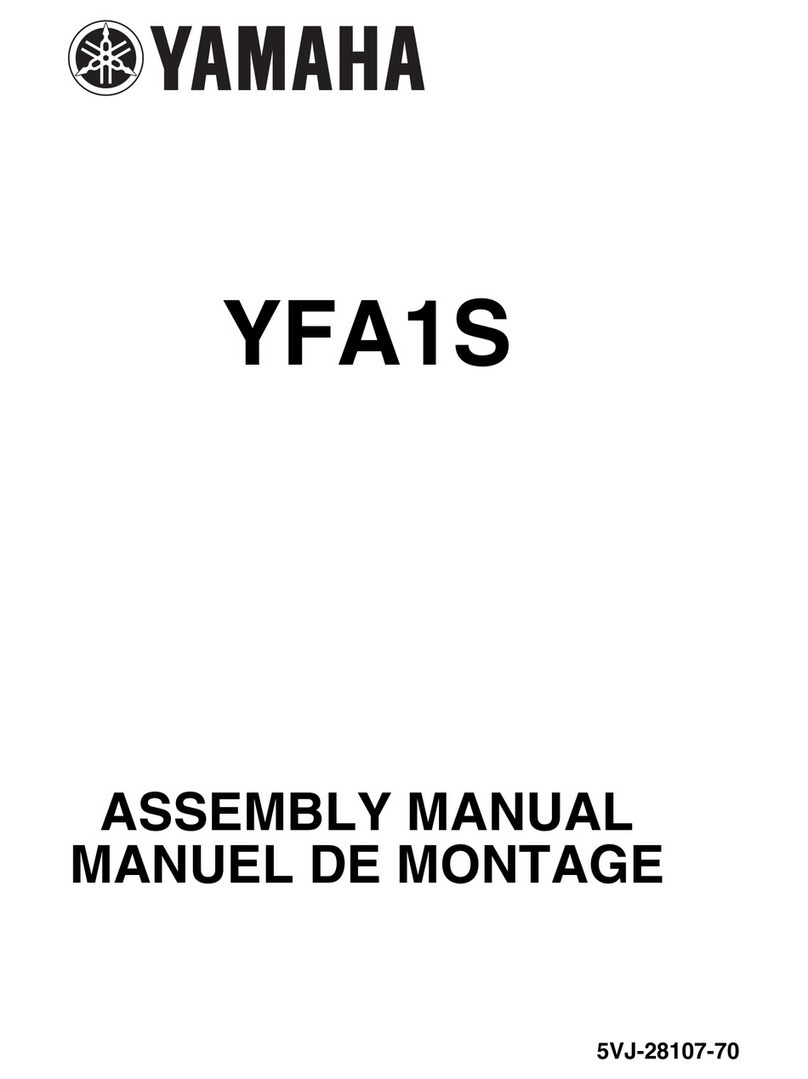 Yamaha BREEZE YFA1S Assembly manual