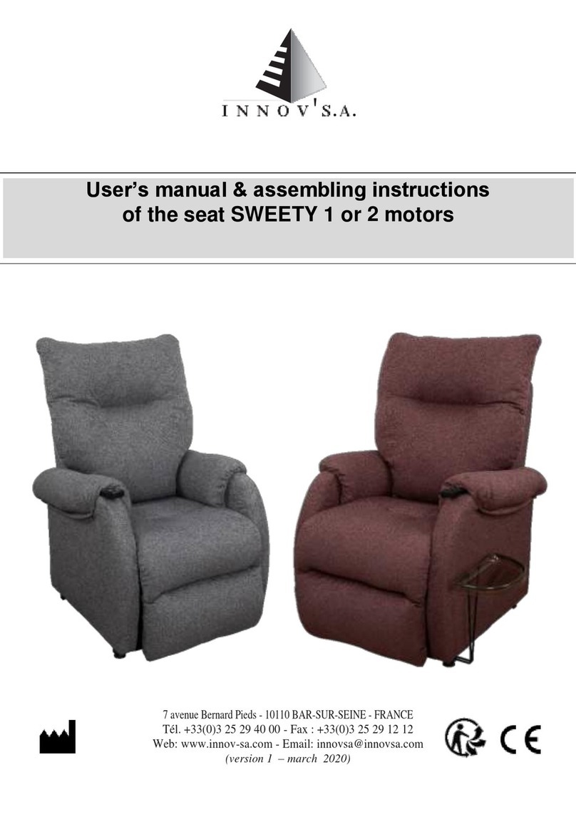 Innov'SA SWEETY 1 User's manual & assembling instructions