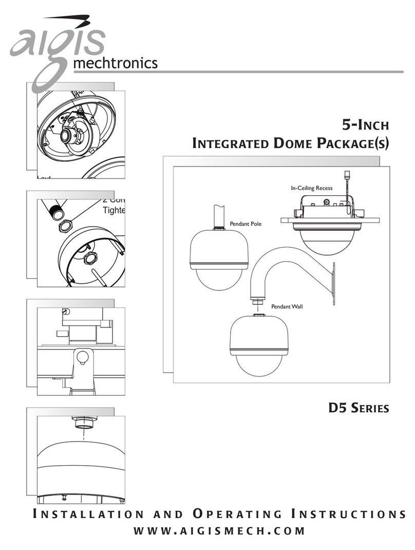 Aigis Mechtronics D5 Series Installation and operating instructions