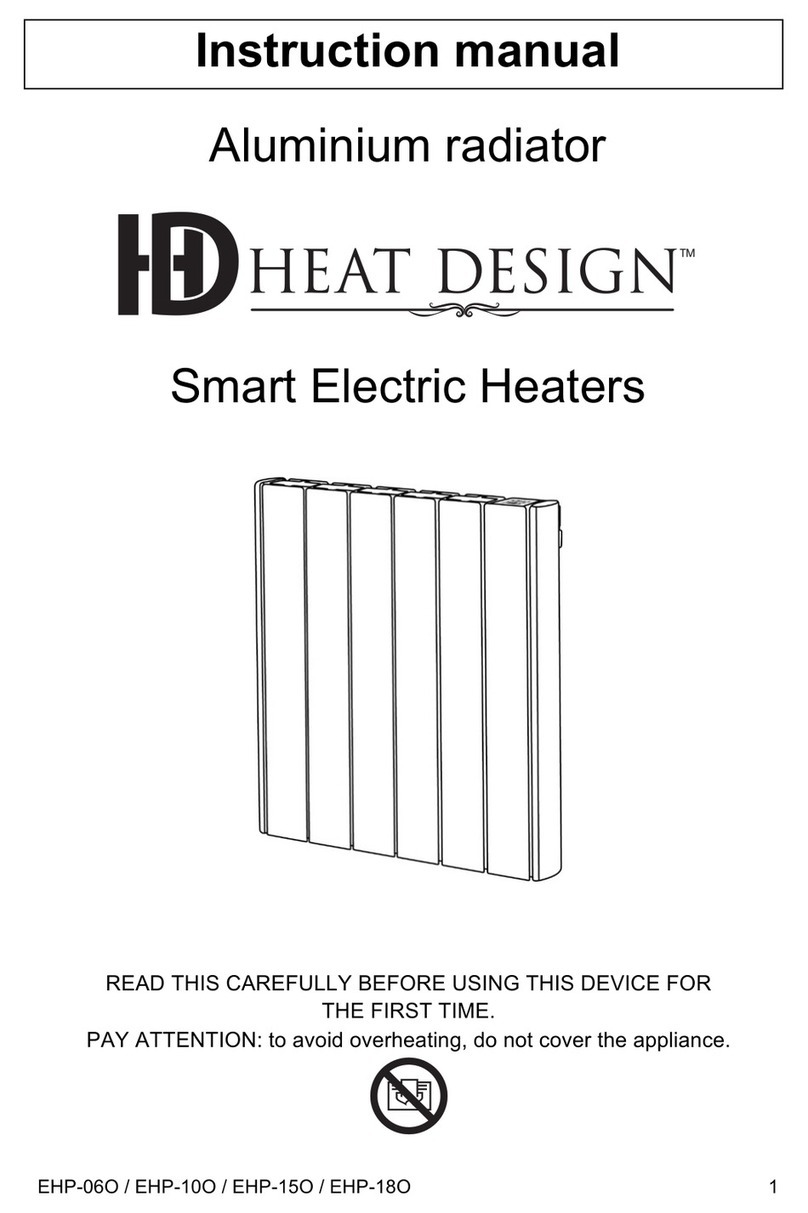 Heat Design EHP-06O instruction manual