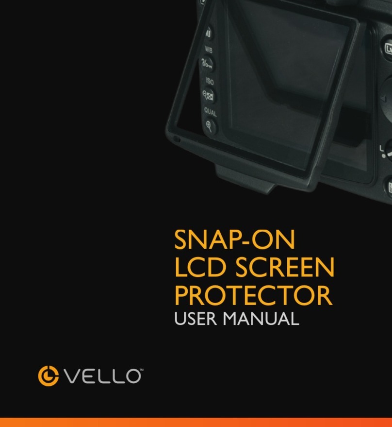 Gradus Group Vello Snap-On LCD Screen Protector user manual