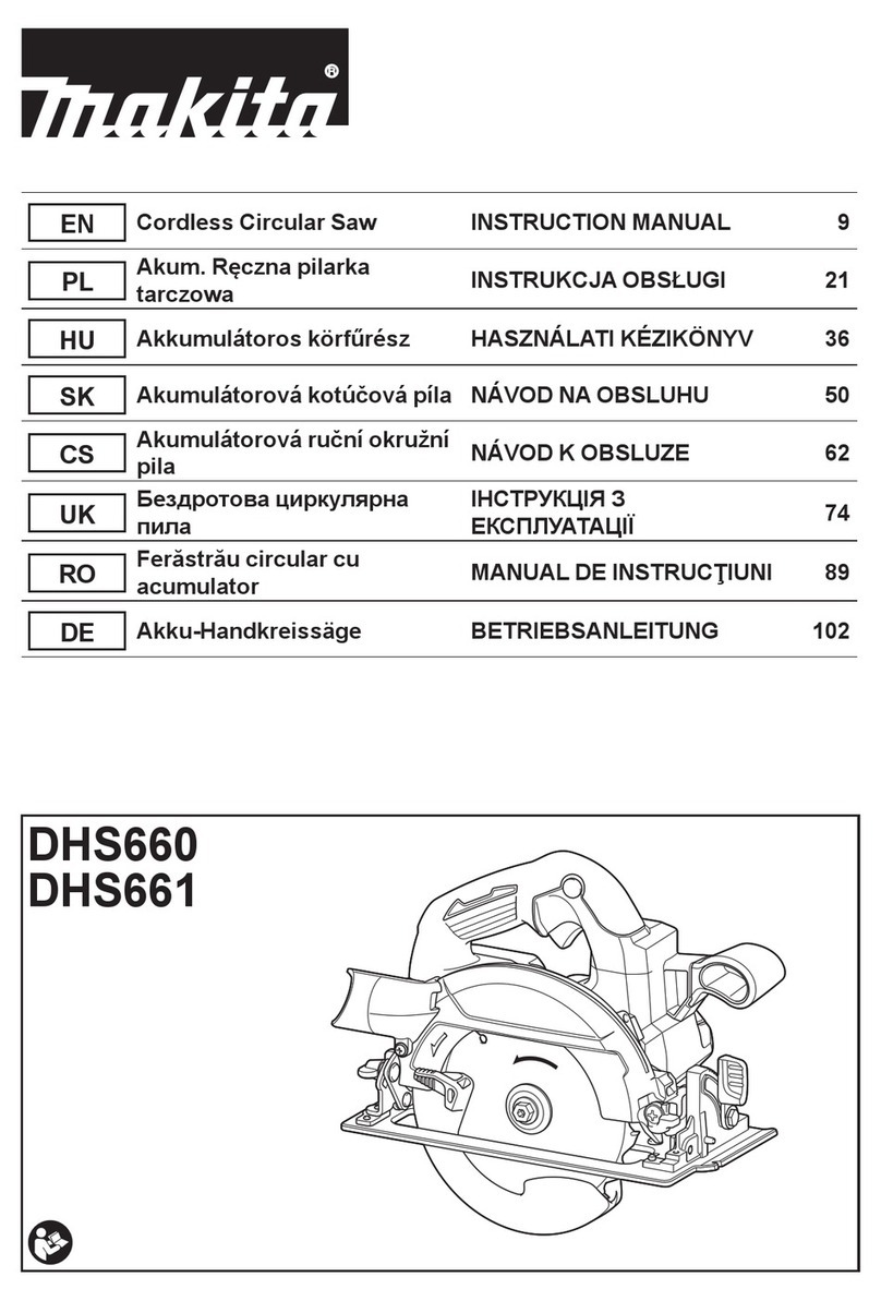 Makita DHS660 User manual