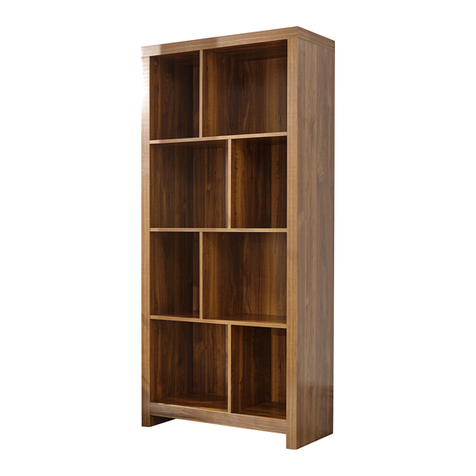GWF HAMPTON ACACIA TALL SHELF UNIT User manual
