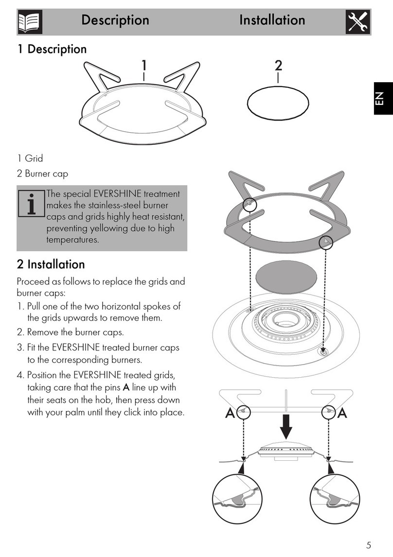 Smeg GP64ES quick start guide