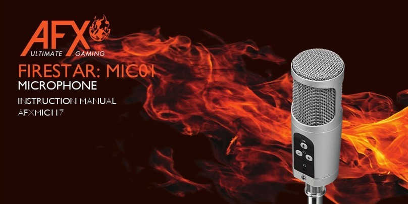 AFX FIRESTAR MIC01 User manual