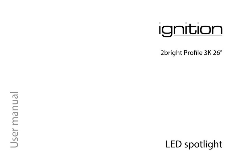 Ignition 2bright Blind 3K User manual