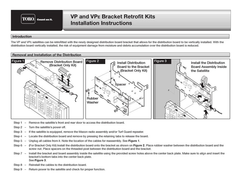 Toro VP Series installation instructions