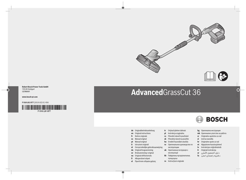 Bosch AdvancedGrassCut 36 Original instructions