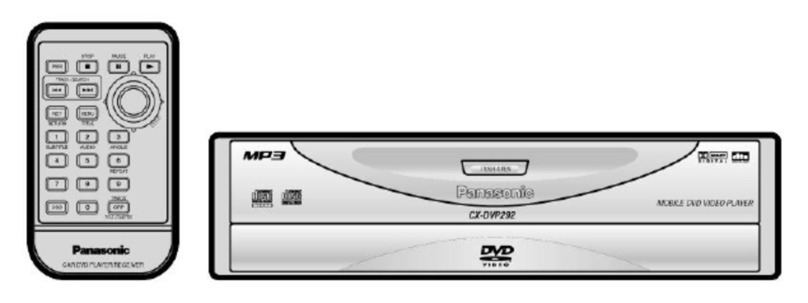Panasonic CX-DVP292 Service manual