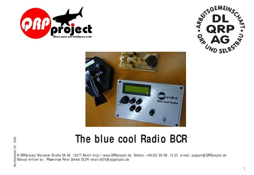 QRPproject Blue Cool Radio manual