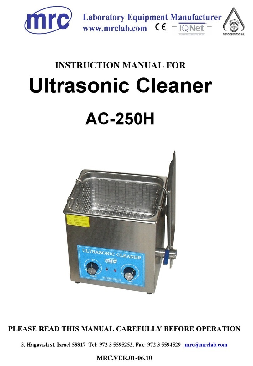MRC AC-250H User manual