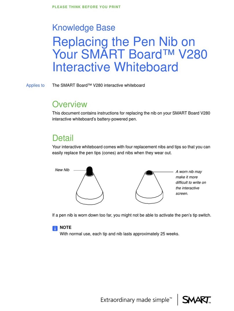 SMART SMART Board V280 User manual