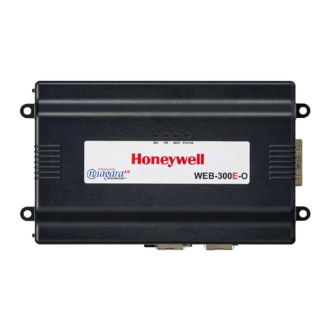 Honeywell WEB-300E Series User manual