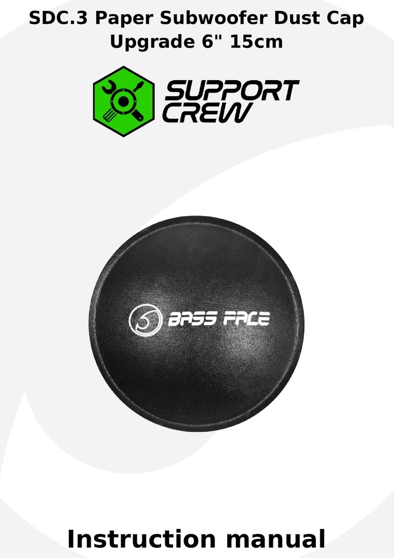 BASSFACE SDC.3 instruction manual