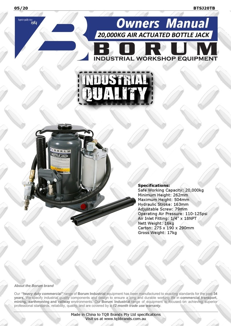 Borum BTSJ20TB User manual