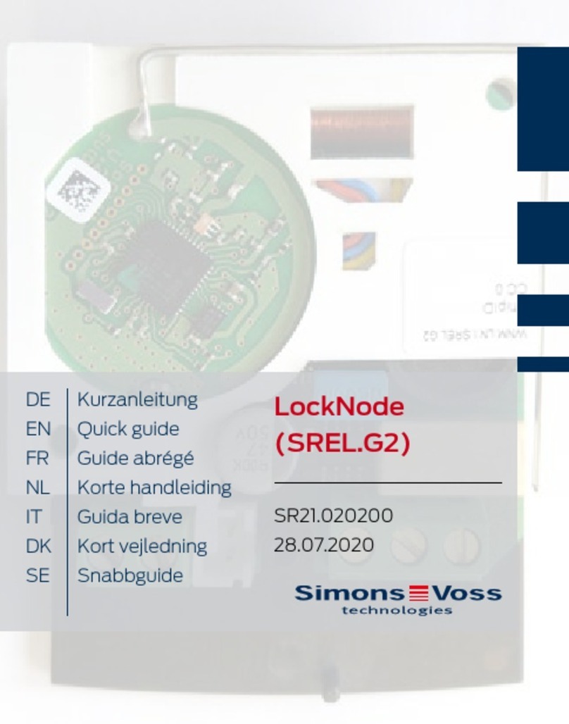 Simons Voss Technologies LockNode User manual