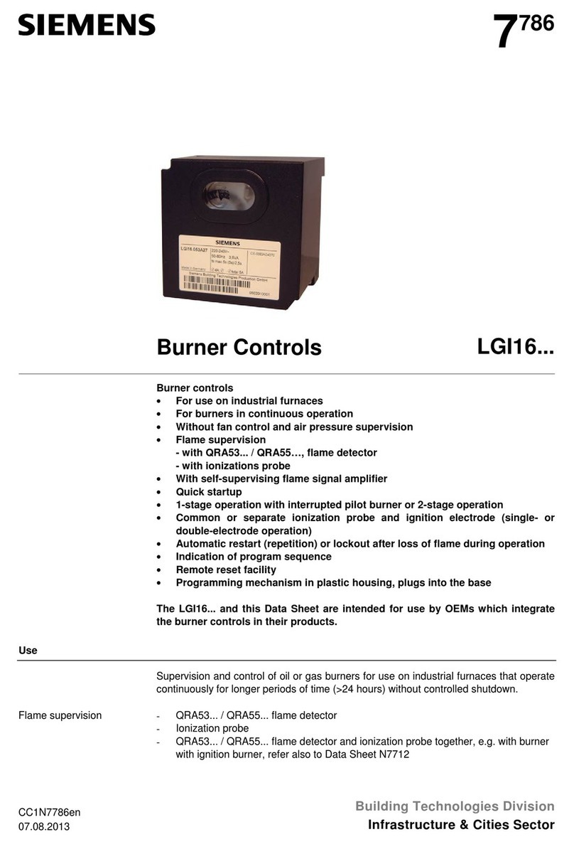 Siemens LGI16 Series User manual