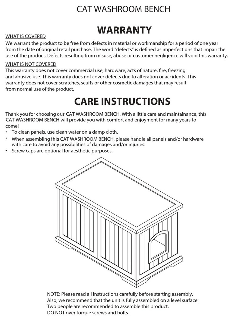 Zoovilla CAT WASHROOM BENCH manual