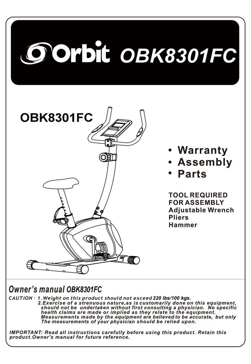 Orbit OBK8301FC User manual Orbit OBK8301FC User manual