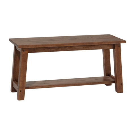 L.L.Bean MISSION FIRESIDE BENCH manual L.L.Bean MISSION FIRESIDE BENCH manual