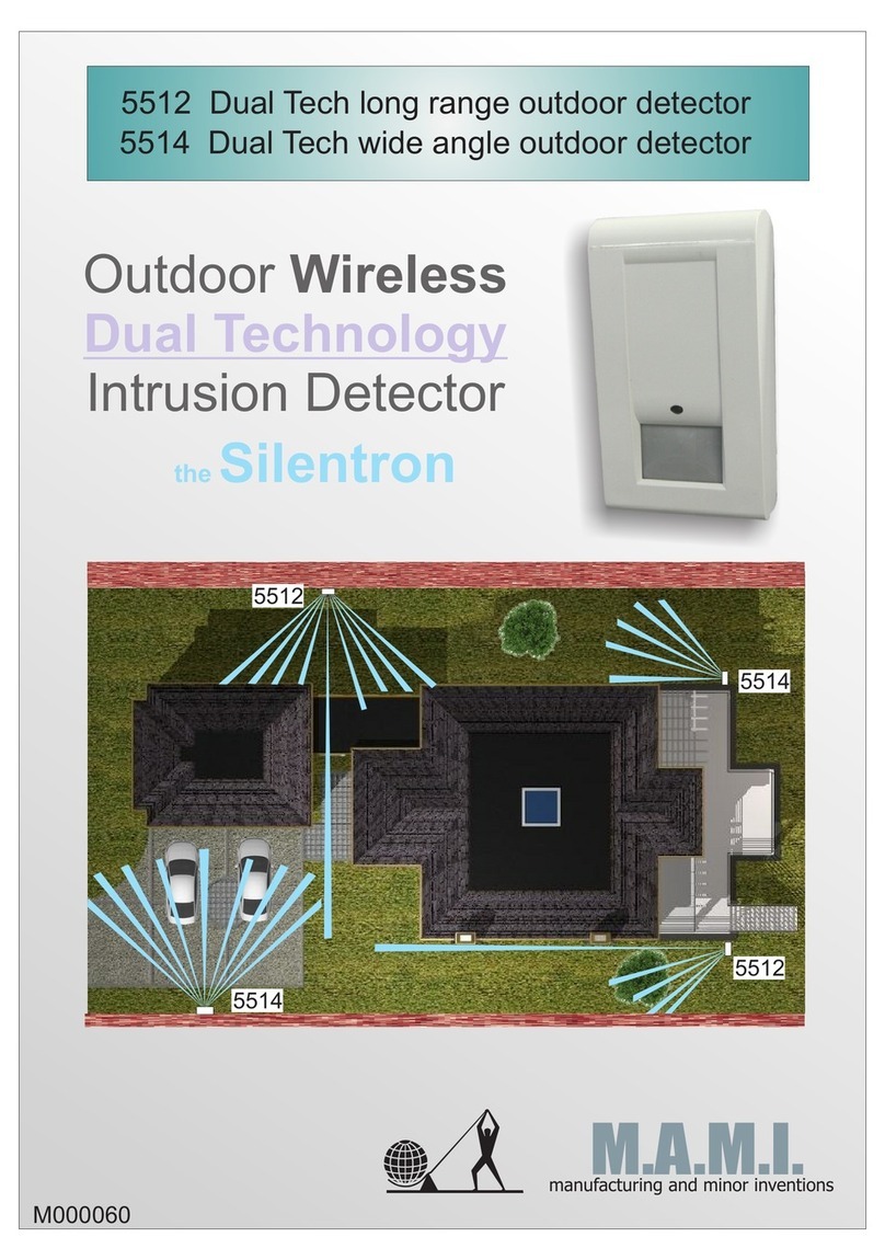 M.a.m.i. Silentron DualTech 5512 manual