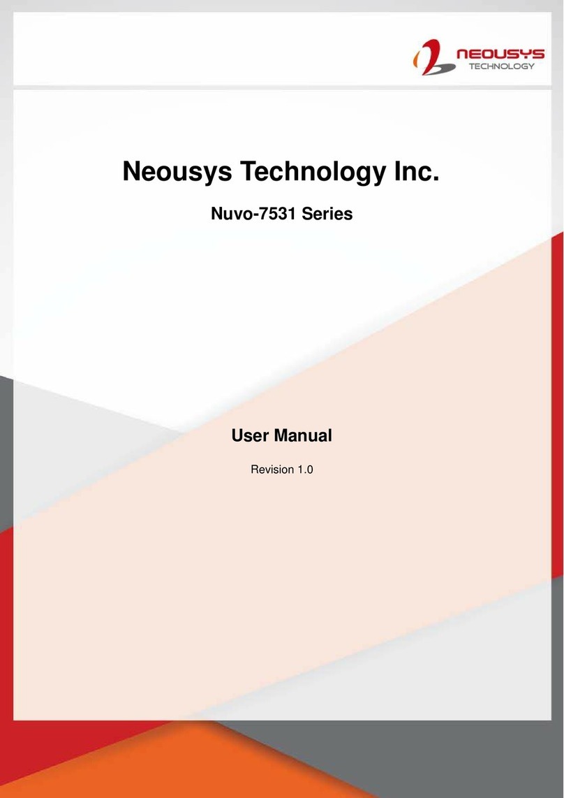 Neousys Technology Nuvo-7531 Series User manual