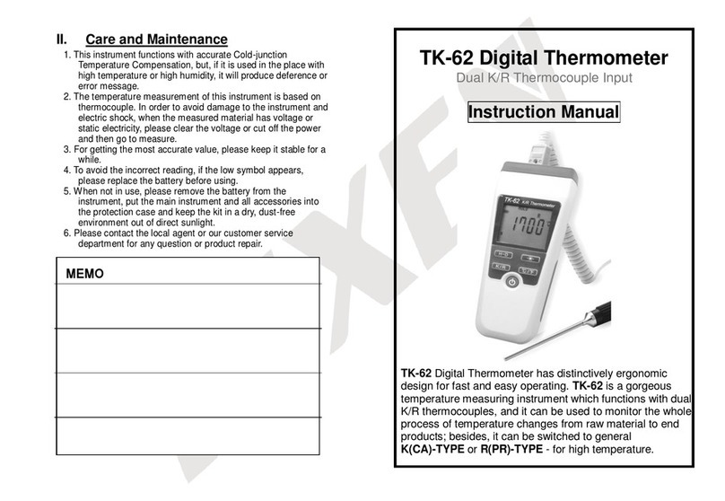 Rixen TK-62 instruction manual