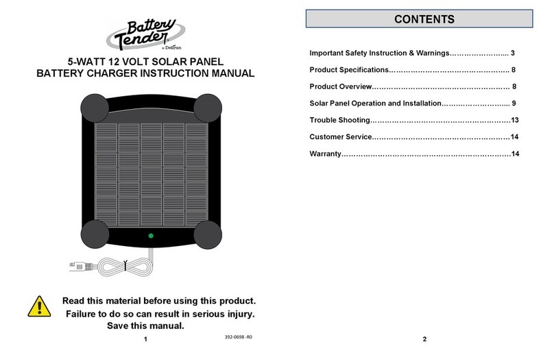 Deltran Battery Tender User manual