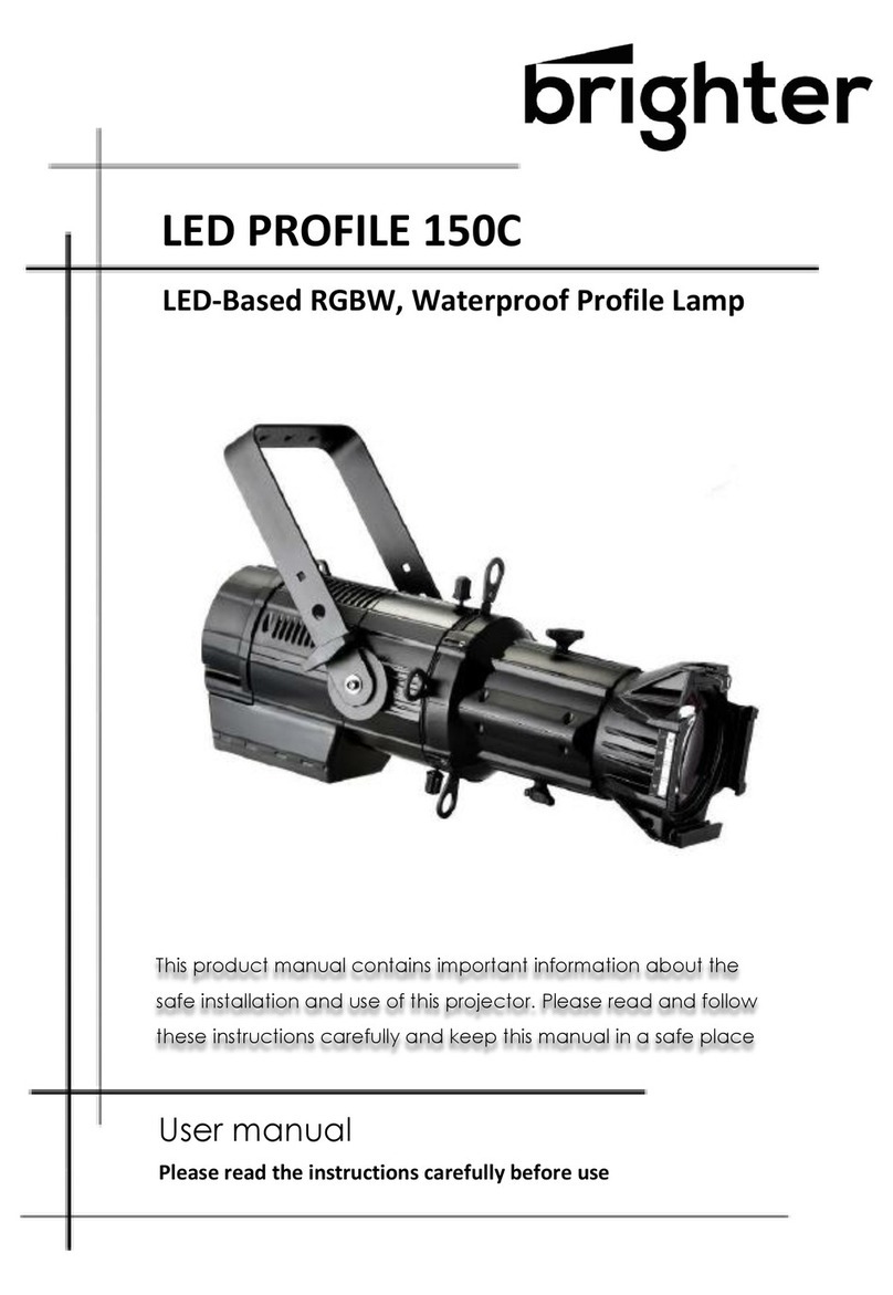 Brighter LED PROFILE 150C User manual