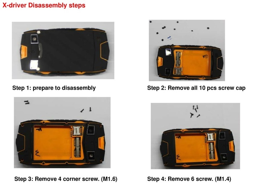 texet X-Driver TM-4082R Disassembly manual