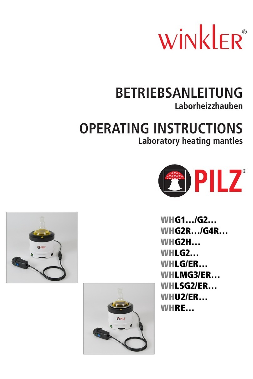winkler PILZ WHG1 Series operating instructions winkler PILZ WHG1 Series operating instructions