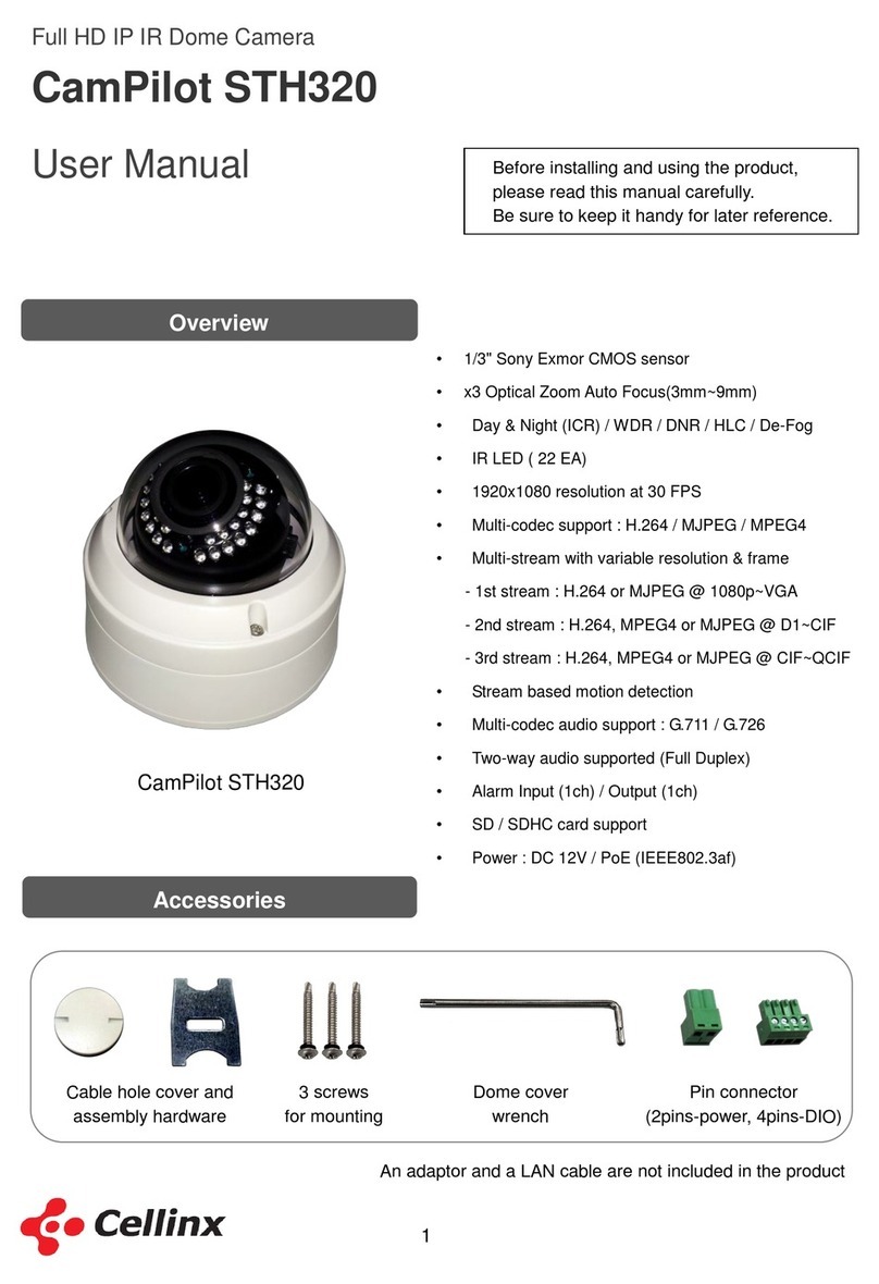 Cellinx CamPilot STH320 User manual Cellinx CamPilot STH320 User manual