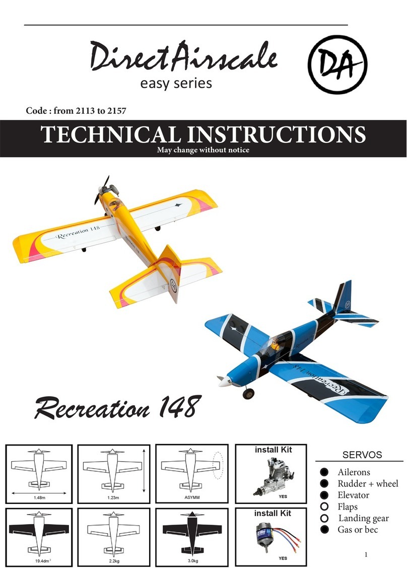 Direct Airscale Recreation 148 Technical instructions