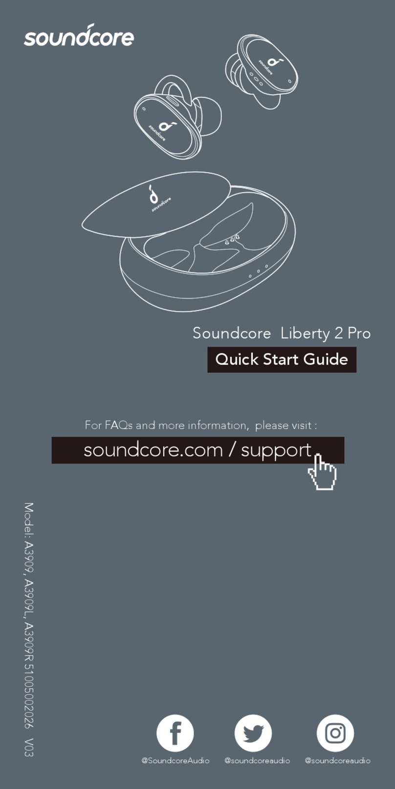 Soundcore Liberty 2 Pro quick start guide