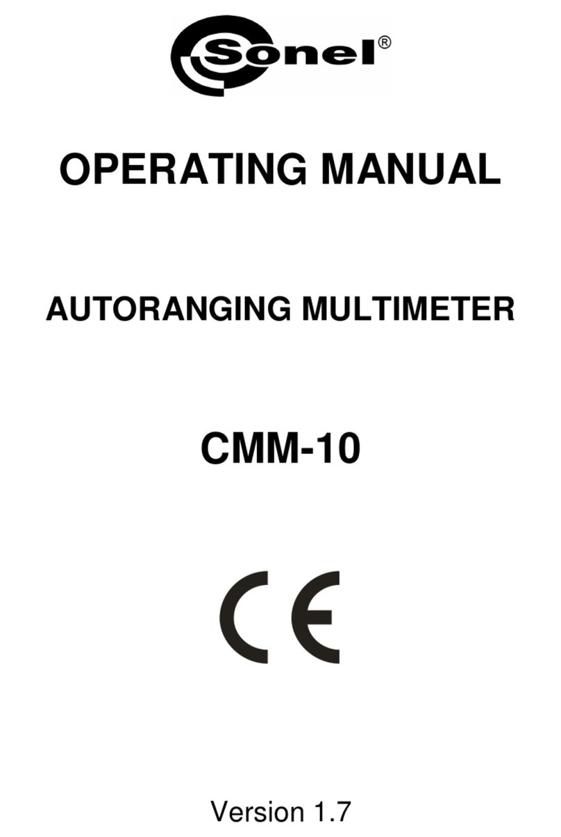 Sonel CMM-10 operating manual