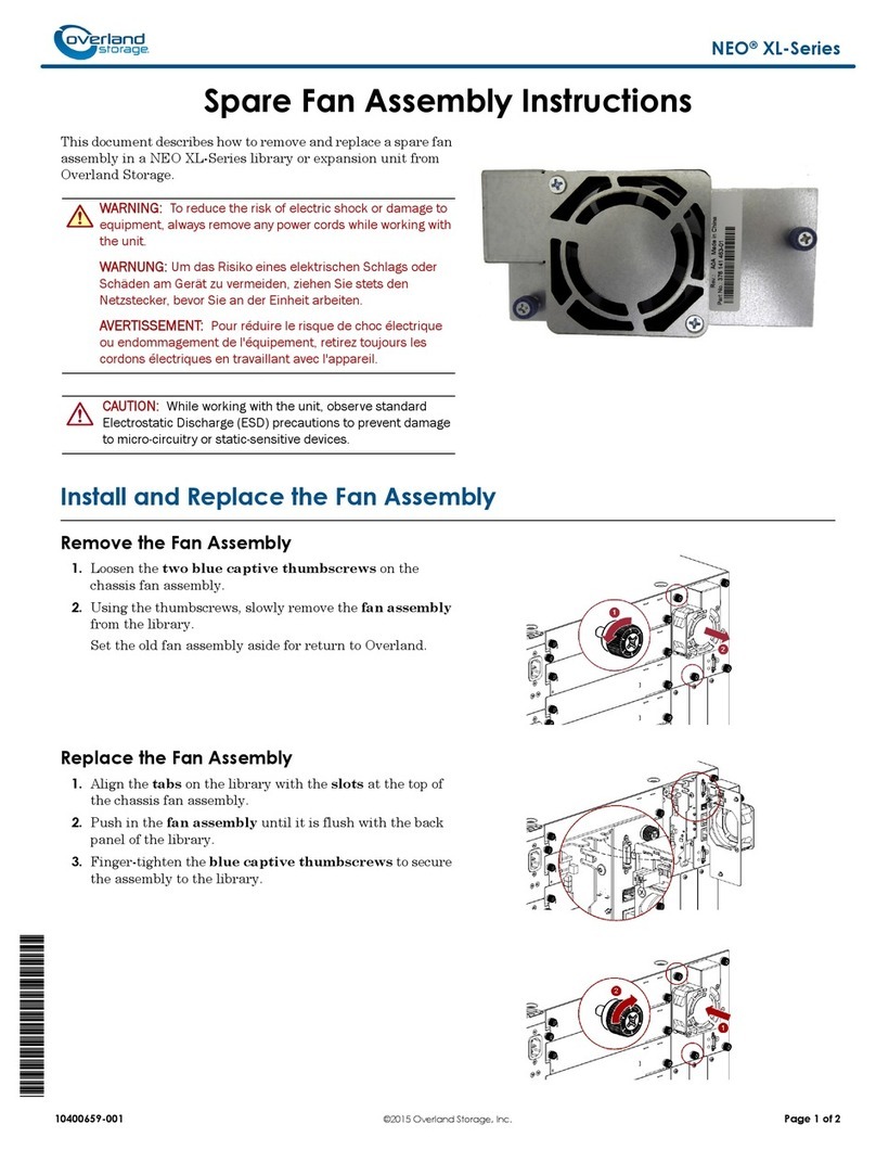 Overland Storage NEO Series Assembly instructions