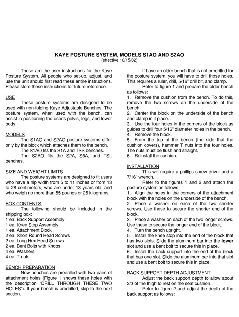 Kaye S1AO User instructions Kaye S1AO User instructions