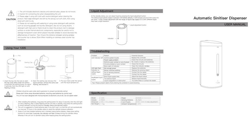 Handy Dryers 1205 User manual