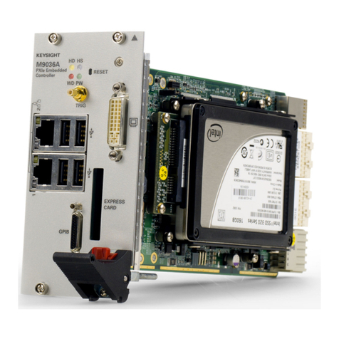 Keysight Technologies M9036A PXIe User manual