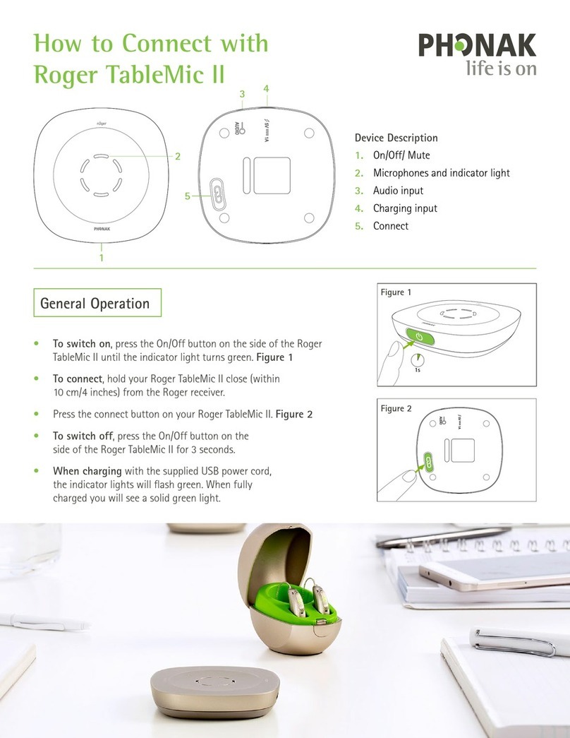 Phonak Roger TableMic II Safety guide