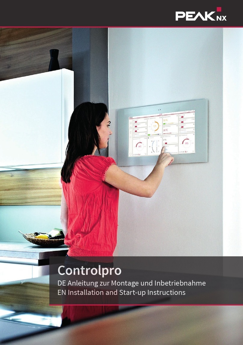 PEAKnx Controlpro Instructions and recipes