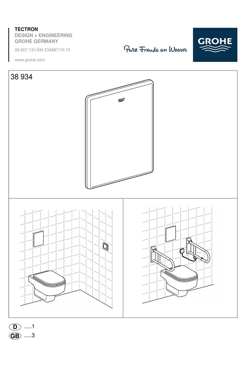 Grohe TECTRON 38 934 manual Grohe TECTRON 38 934 manual