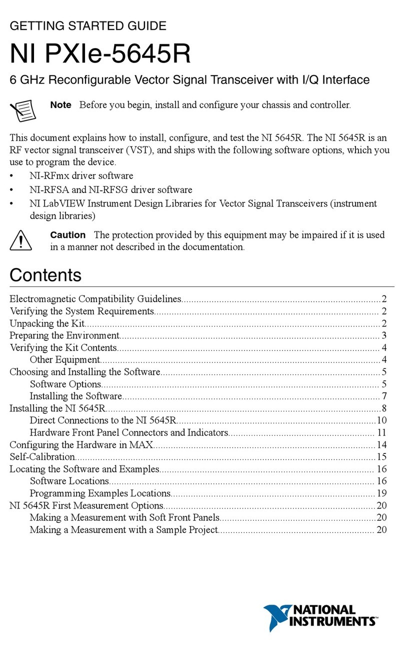 National Instruments NI PXIe-5645R Getting started guide